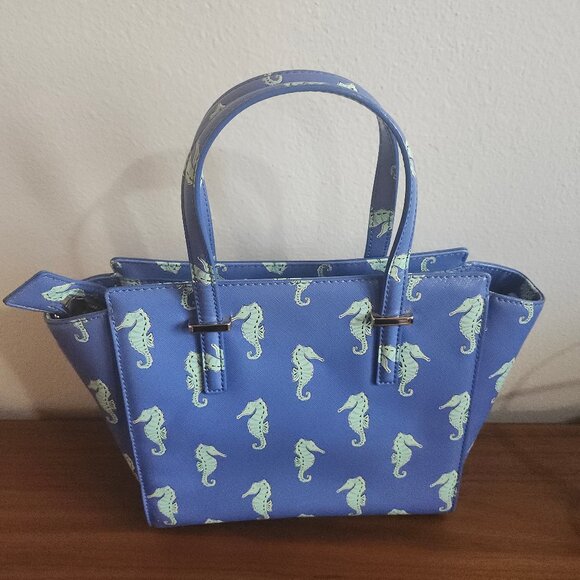Kate Spade Cedar Street Seahorses Ocean Hayden Bag Purse